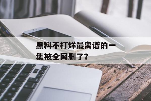 黑料不打烊最离谱的一集被全网删了？