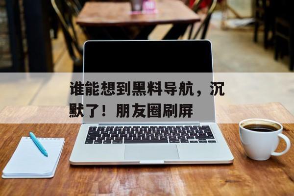 谁能想到黑料导航，沉默了！朋友圈刷屏